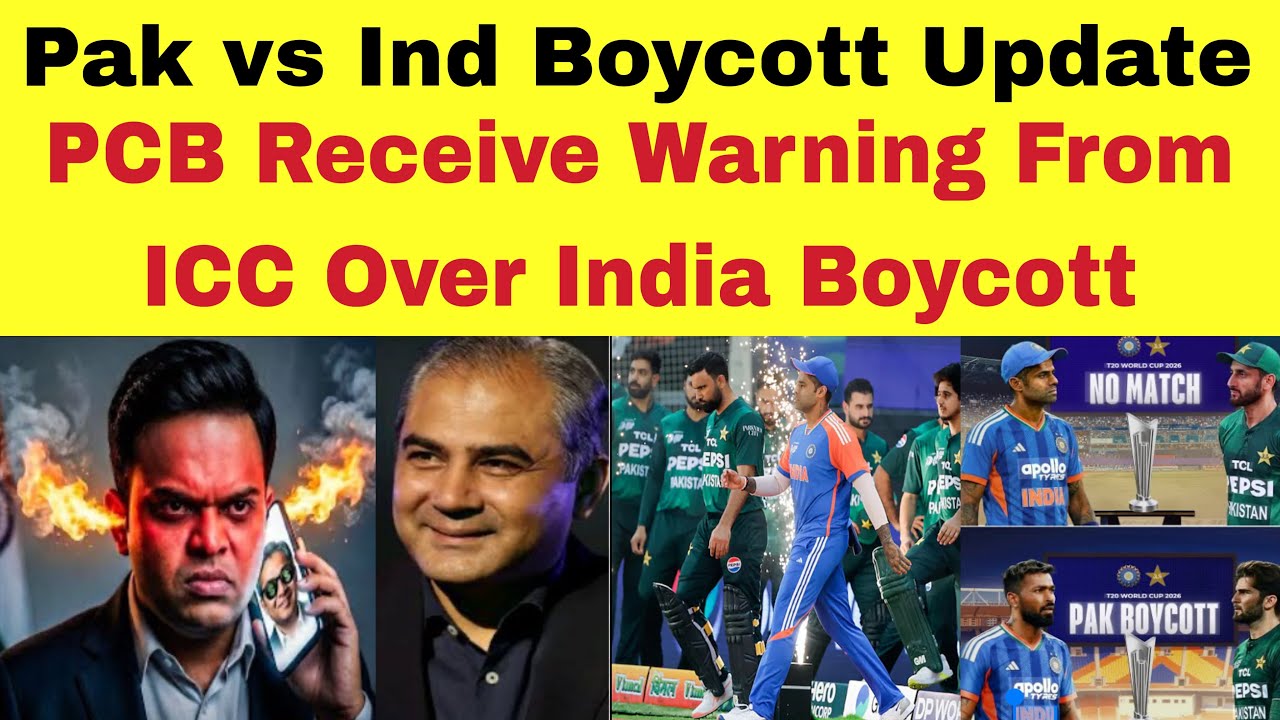 ICC Big Warning To PCB ? | India vs Pakistan T20 World Cup 2026 Boycott Row Live Updates