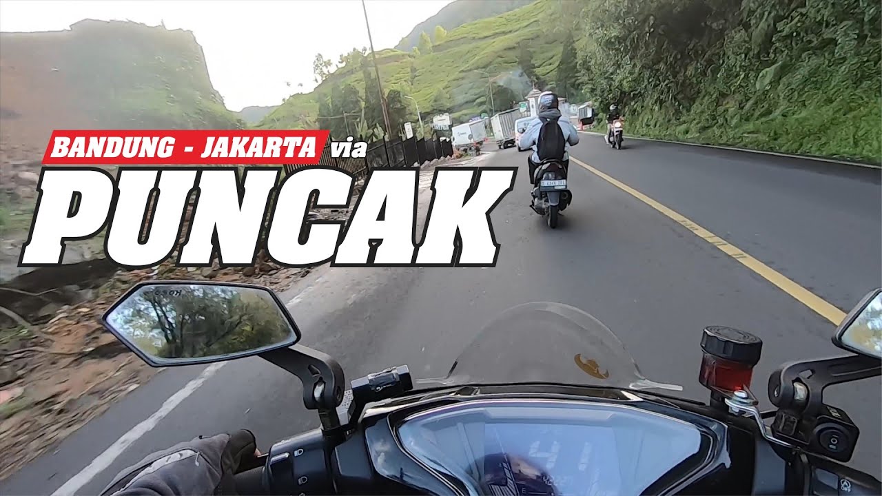 RIDING BANDUNG - JAKARTA via PUNCAK | YAMAHA AEROX 155 | MOTOVLOG 164#