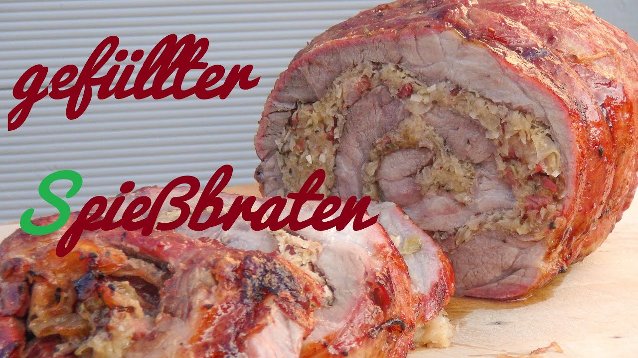 gefüllter Spießbraten
