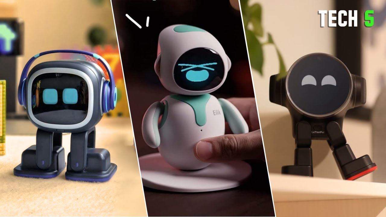 Rob&ocirc;s de Estima&ccedil;&atilde;o TOP 5 Inteligentes para Seu Setup em 2025! Eilik, EmoPet e Mais