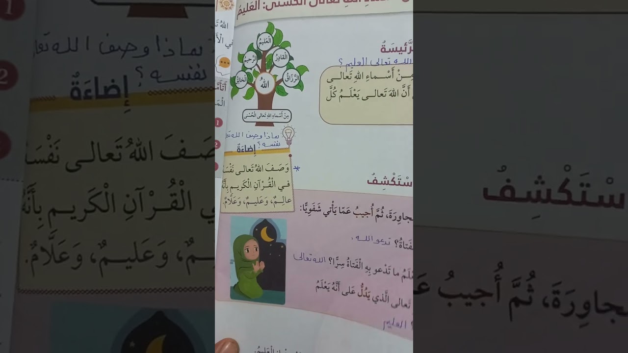 من أسماء الله تعالى الحسنى (العليم) ...الصف الثالث ...تربية إسلامية