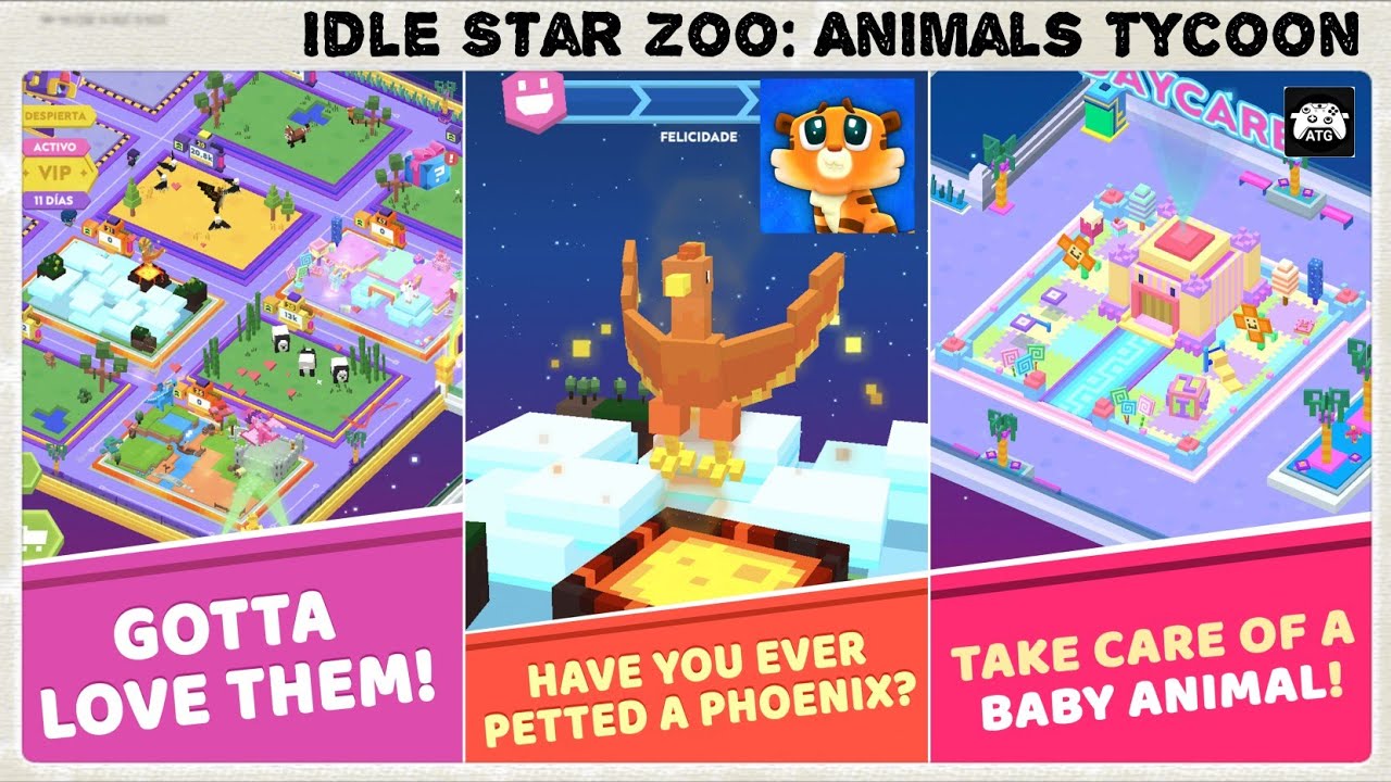 Idle Star Zoo: Animals Tycoon (ATG) Android, iOS Gameplay #onepluspad