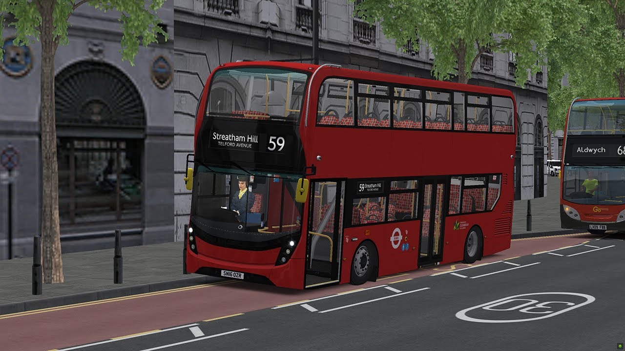 【バスシミュレータ】OMSI 2 London 59系統 Aldwych ➔ Brixton Garage
