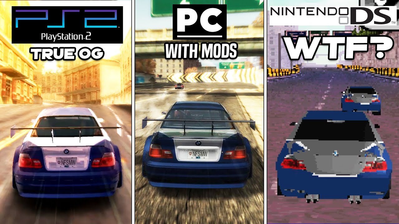 Я играл во ВСЕ версии Need For Speed ​​Most Wanted