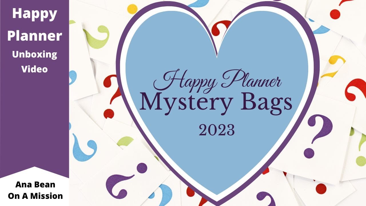 Happy Planner Mystery Bags Unboxing Video #giveaway