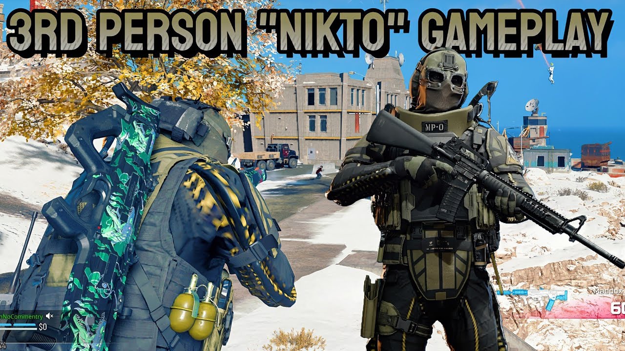 NIKTO LOOKS INSANE IN 3RD PERSON! | Warzone Gameplay [4K PS5 PRO]