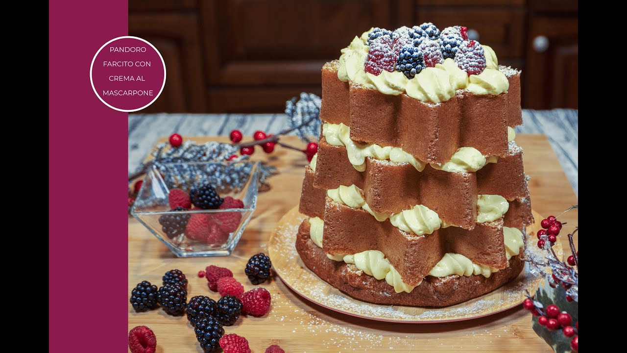 PANDORO FARCITO CON CREMA AL MASCARPONE 🎄| Pandoro With Mascarpone Cream 🍰