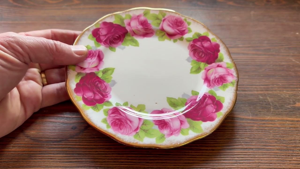 Royal Albert Old English Rose China Side Plate