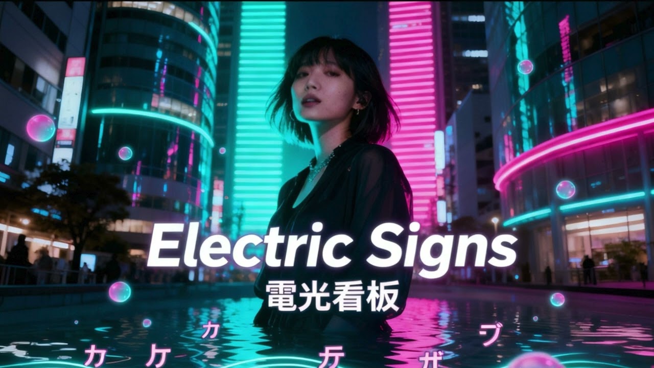 Electric Signs – Funky Japanese Citypop × Neo-Soul | Neon Tokyo Night