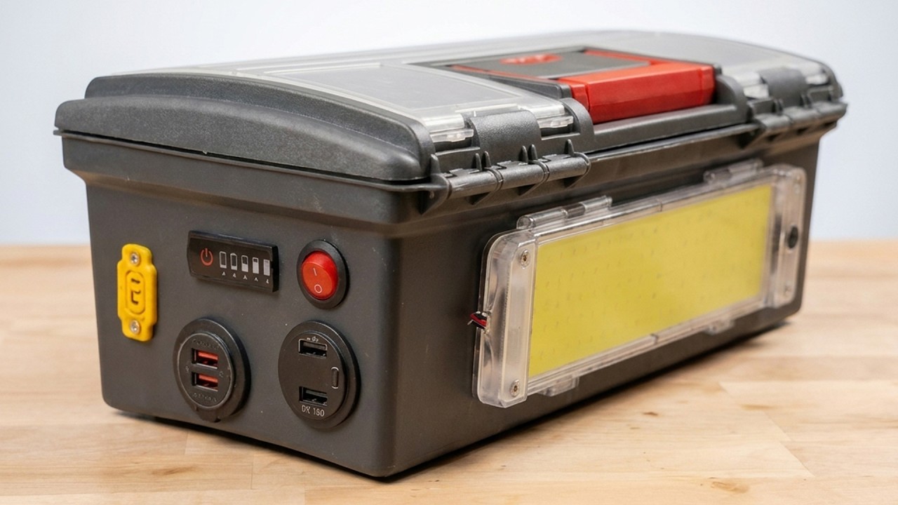 DIY Portable Power Station Build &ndash; Massive 18650 Battery!
