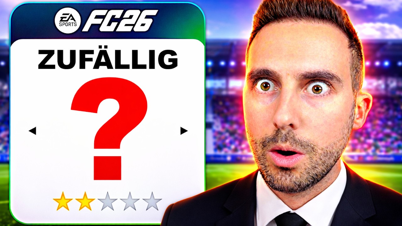 Ich übernehme einen ZUFÄLLIGEN Verein und führe ihn zum CL Titel