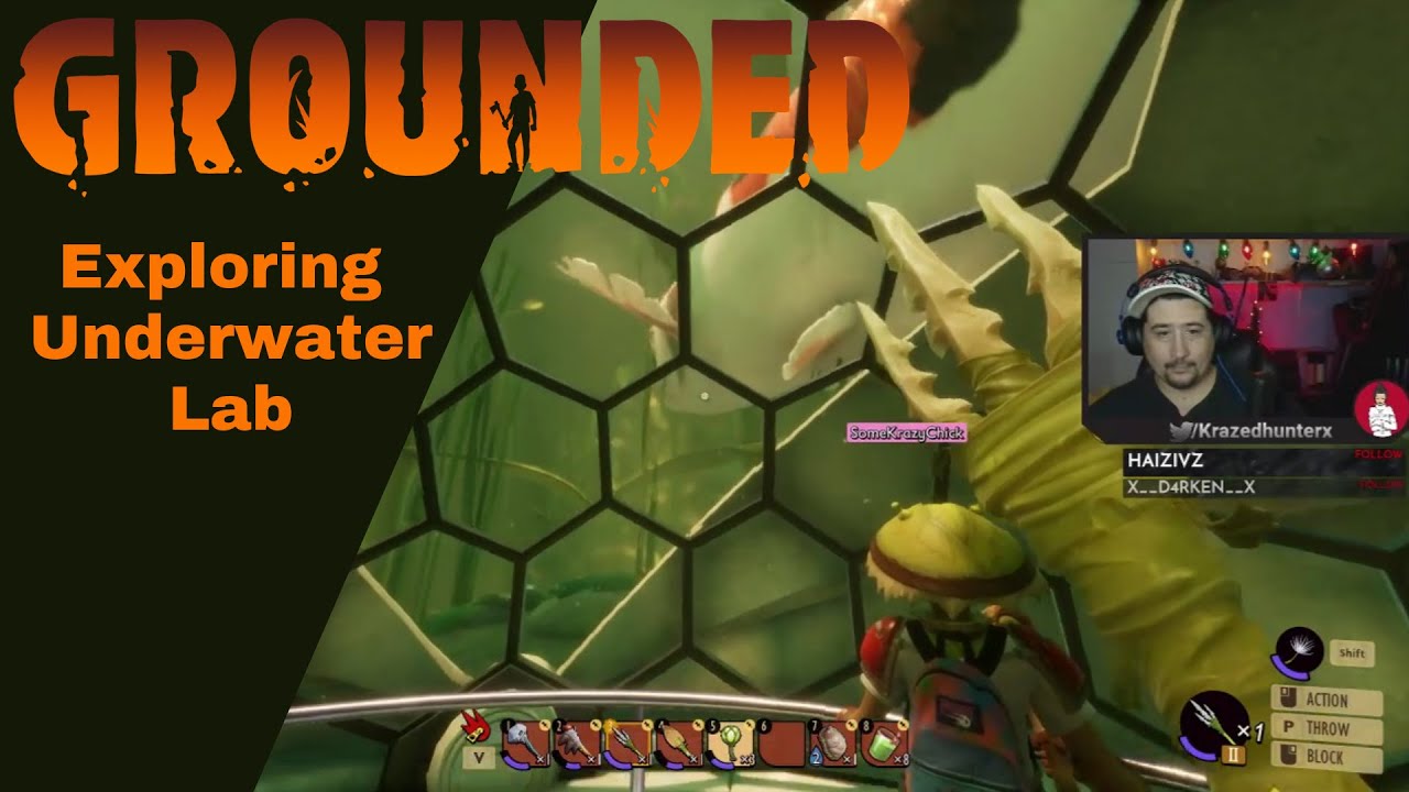 Grounded Old Underwater Lab Exploring