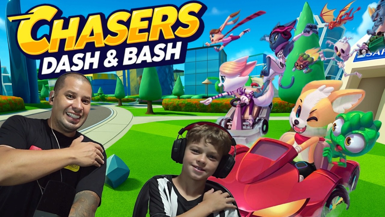 RUMO AO PÓDIO! CHASERS: Dash & Bash Gameplay