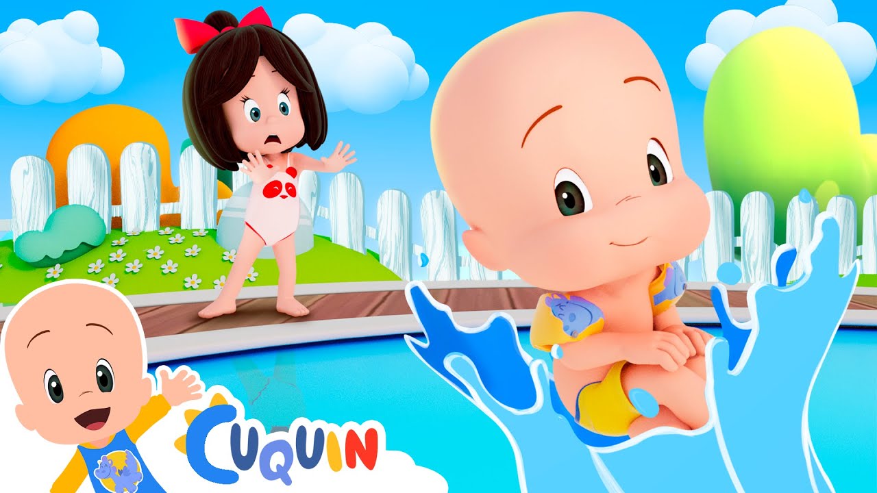 Aprender a nadar com Cuqu&iacute;n e a can&ccedil;&atilde;o da nata&ccedil;&atilde;o | Can&ccedil;&atilde;o infantil para beb&eacute;s com Cleo e Cuqu&iacute;n