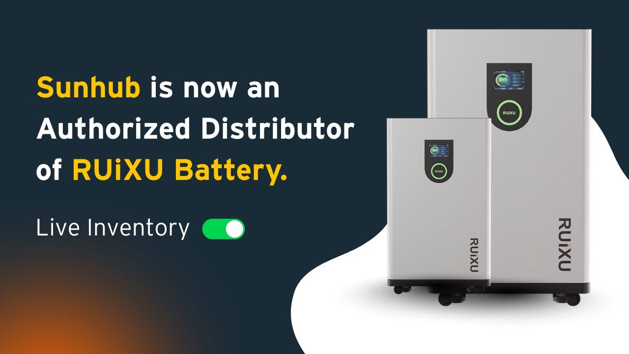 Sunhub x @ruixubattery : A New Strategic Partnership for Solar Distribution