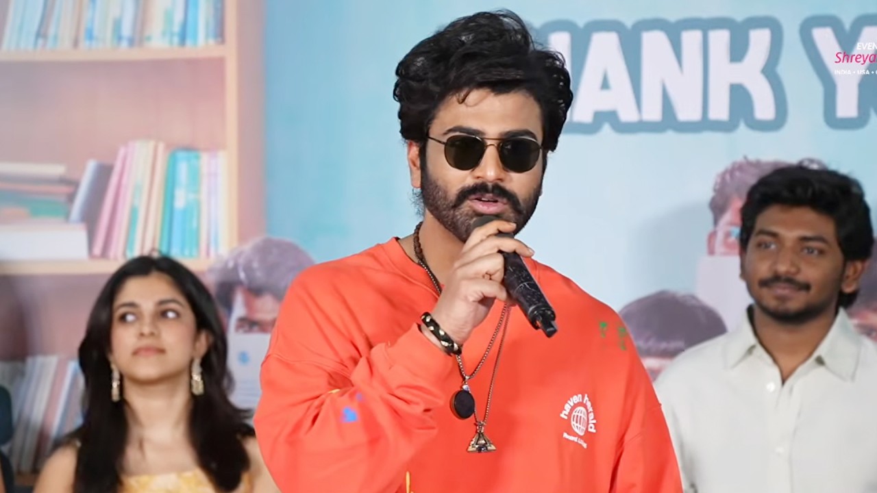 Charming Star Sharwanand Speech @ Youthful Blockbuster Thank You Meet | Daily Culture