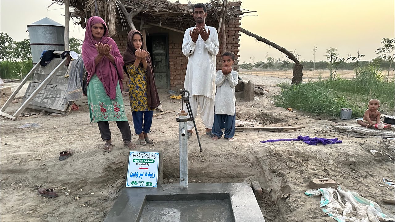 Alhamdulillah ek aur khandan mein water pump install karvaya