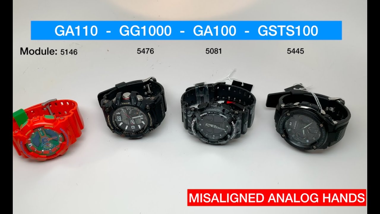 Как исправить ВСЕ смещенные аналоговые стрелки на G-Shock Casio. Цифровые и аналоговые стрелки НЕ...