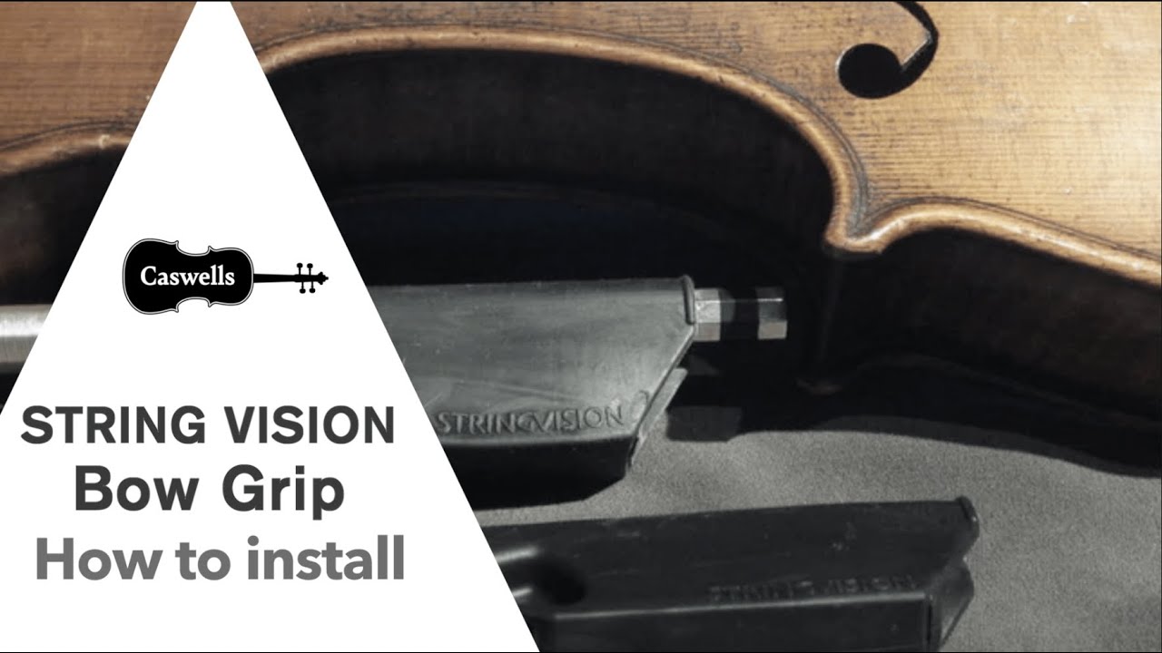 String Vision. How to install on a cello bow