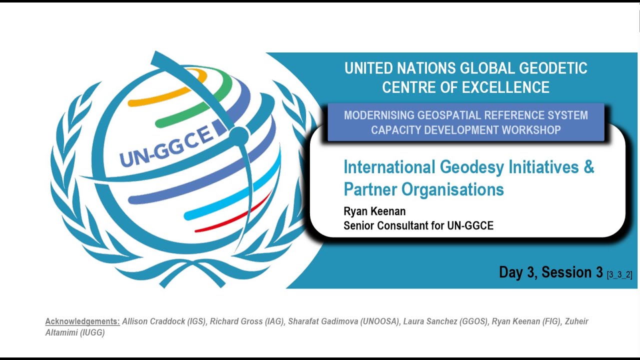 International Geodesy Initiatives and Partner Organisations