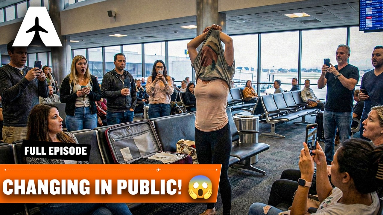 CHANGING CLOTHES IN PUBLIC?! 😱 Drunk Girls KICKED OFF Vegas Flight & Police Called! | Airline US