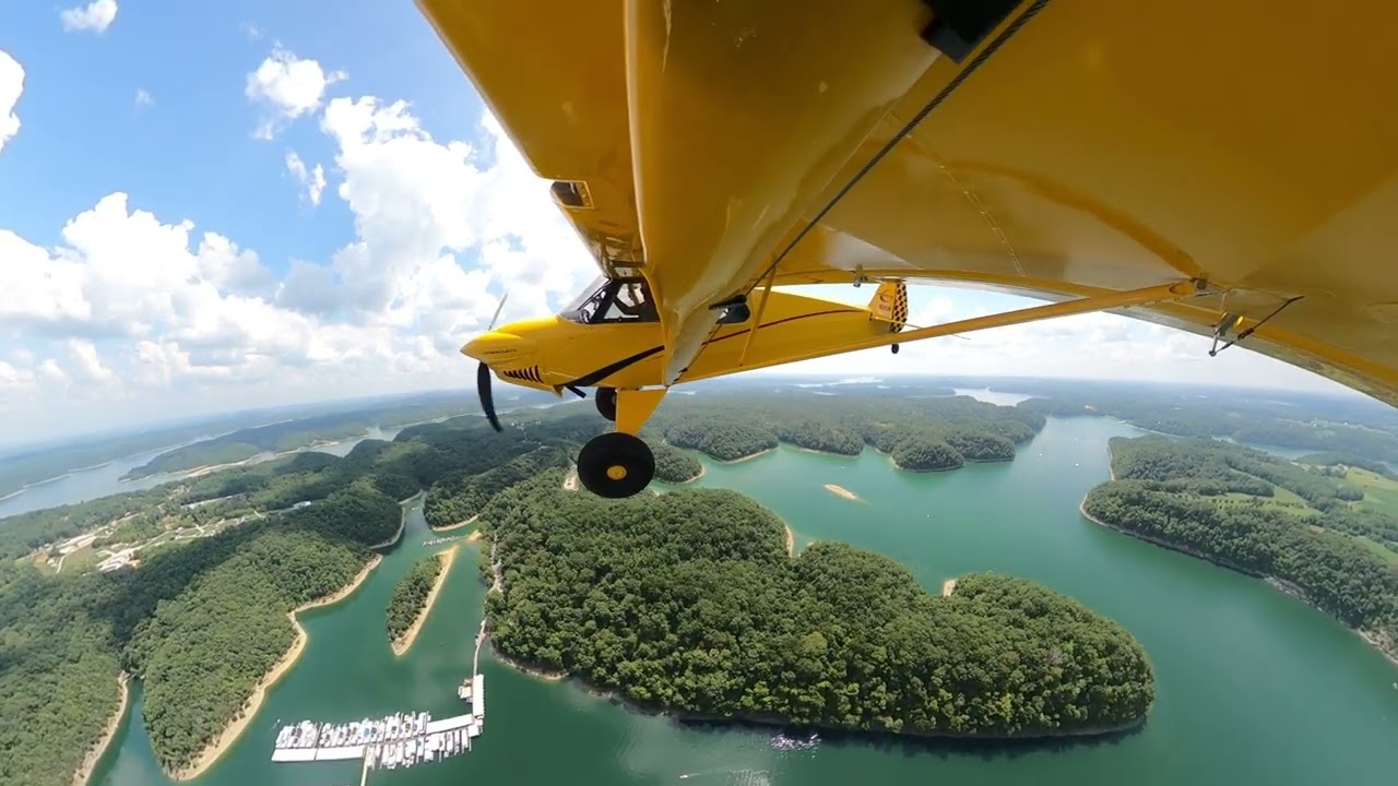 Flight Over Lake Cumberland In My Carbon Cub.