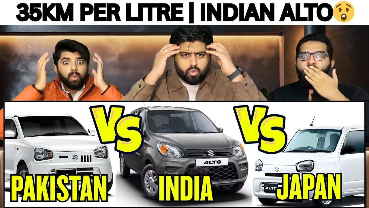 Reaction On Suzuki Alto Vs Maruti Alto Vs Japanese Alto | तुलना | Pakistani Reaction 🔥