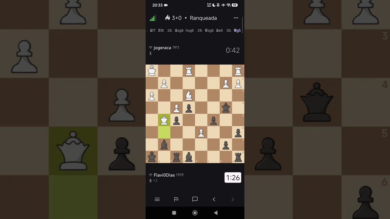 Jogando Blitz Lichess 