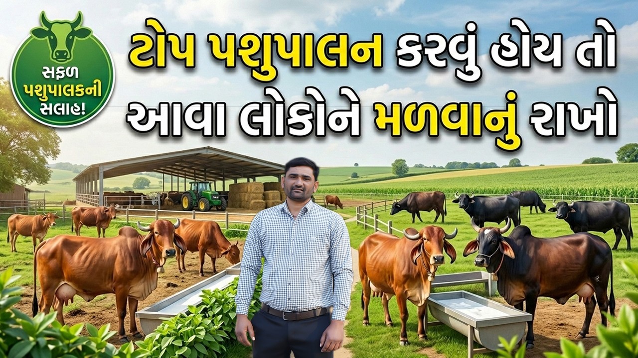 ટોપ પશુપાલન કરવું હોય તો આવા લોકોને મળવાનું રાખો. #ektadairyfarming #prakashchaudhary #cow