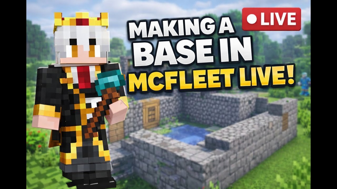 🔴 LIVE Minecraft McFleet | Can I Survive? 