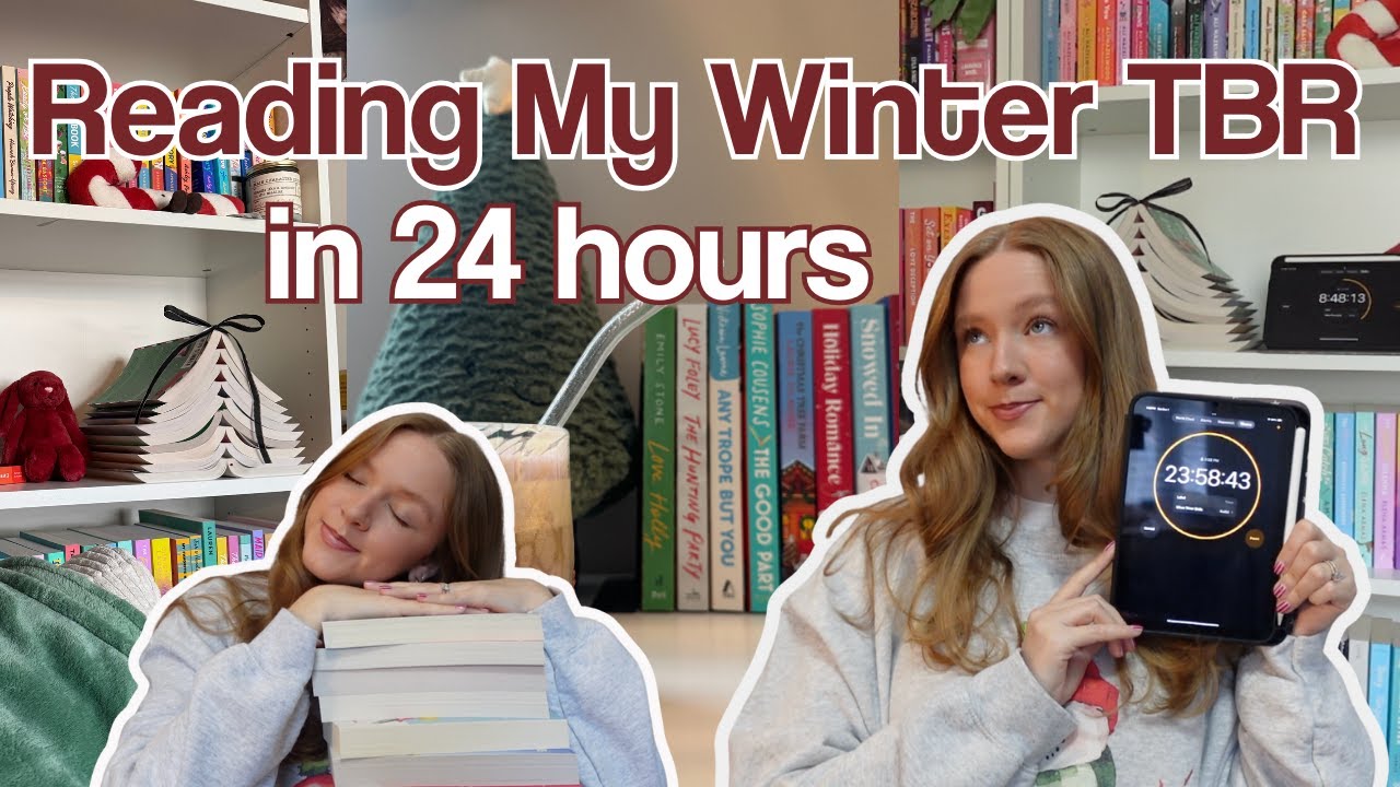 24-часовой марафон чтения 📚⏰❄️ переживаю зимнюю литературу *книжный фестиваль, день 7*