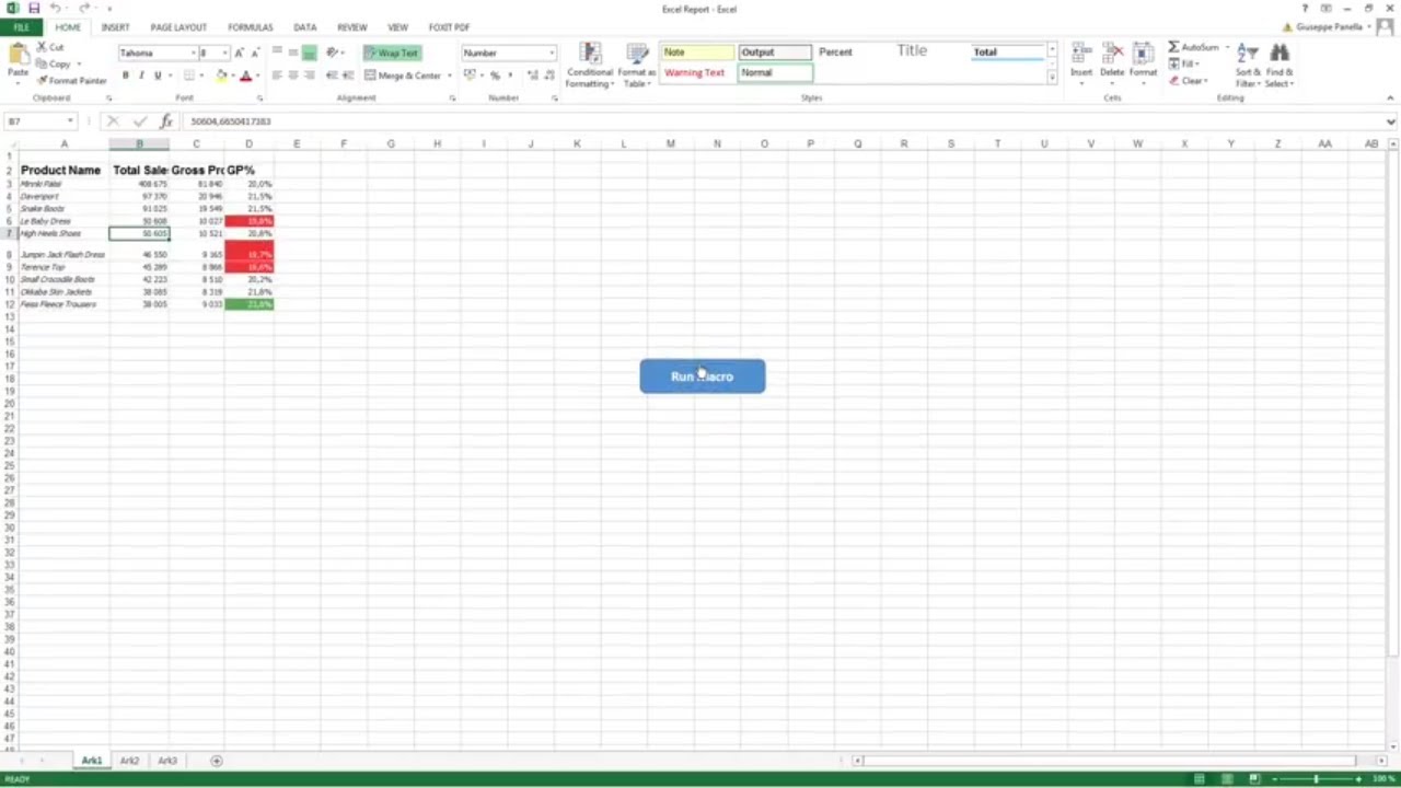 Creating an XLSM report with macros - Qlik NPrinting