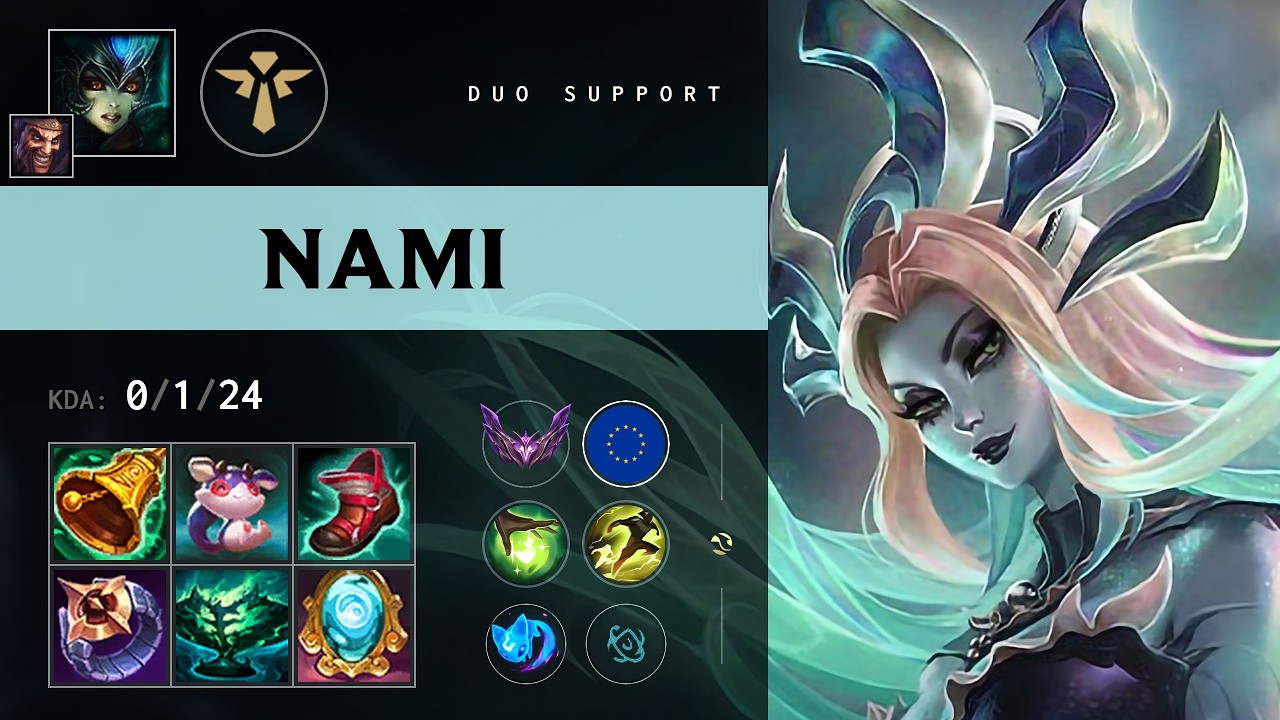 Nami Support vs Bard - EUW Master Patch 26.14