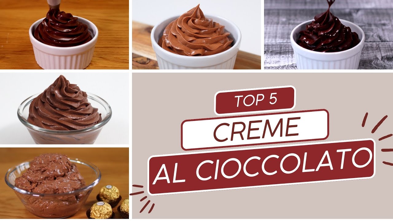 CREMA AL CIOCCOLATO: Le 5 migliori ricette per farcire torte e dolci