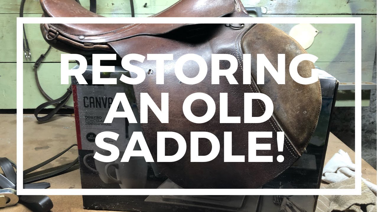 How to restore an old saddle