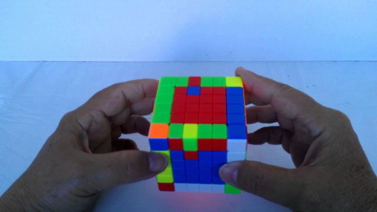Rubik's Cube -- Large cubes:  commutator (single)
