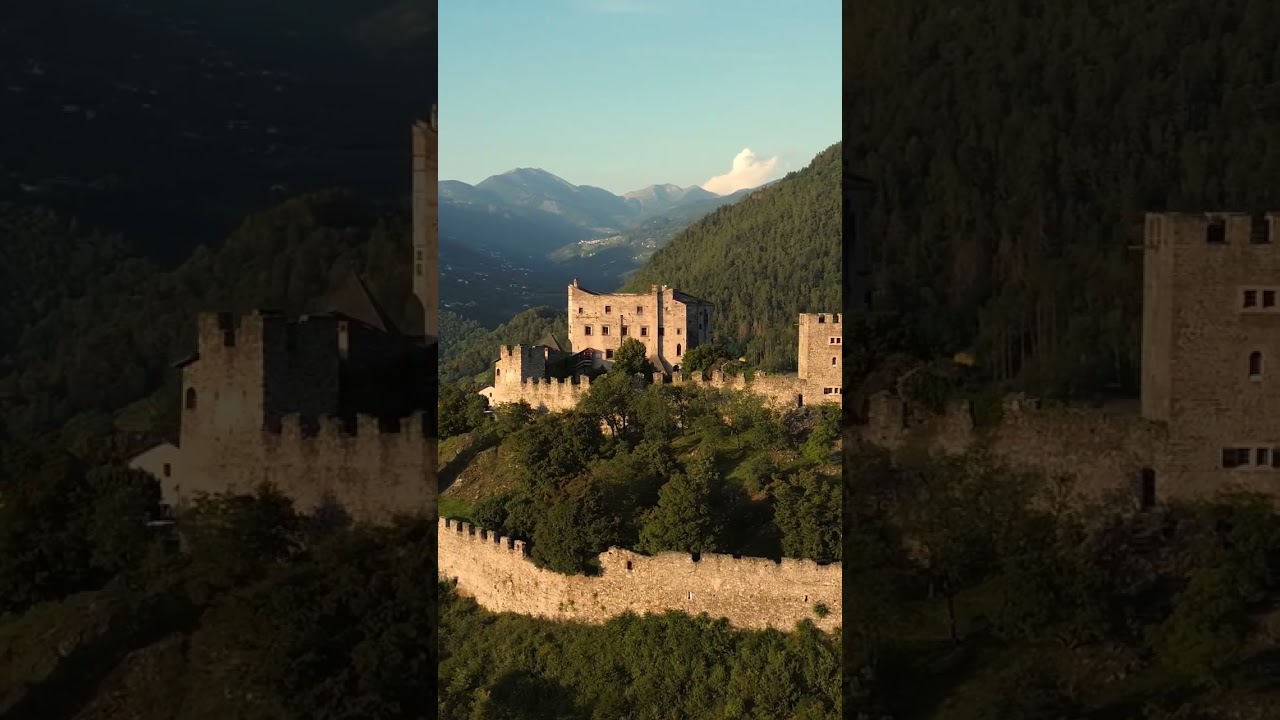 📍Castello di Pergine #drone #djimini3 #dronevideo