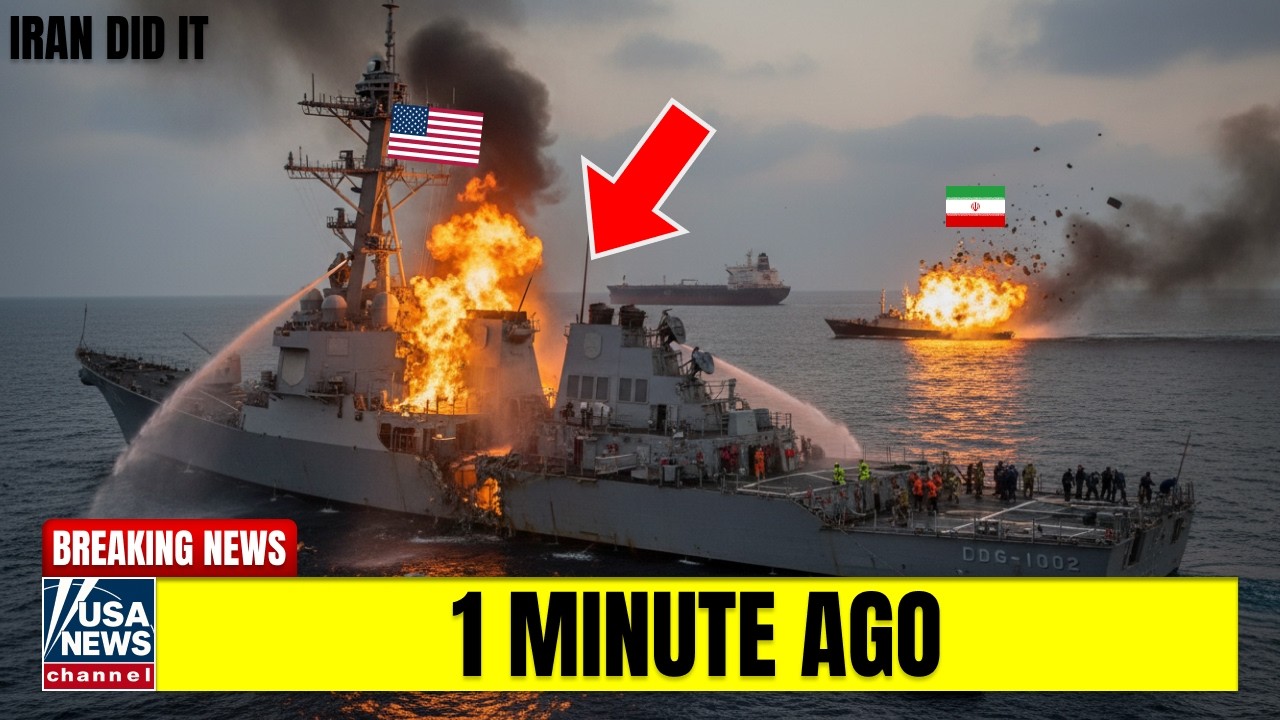 Iran Hit Two US Ships at Once — America's Combined Air and Naval Response Came in 35 Minutes