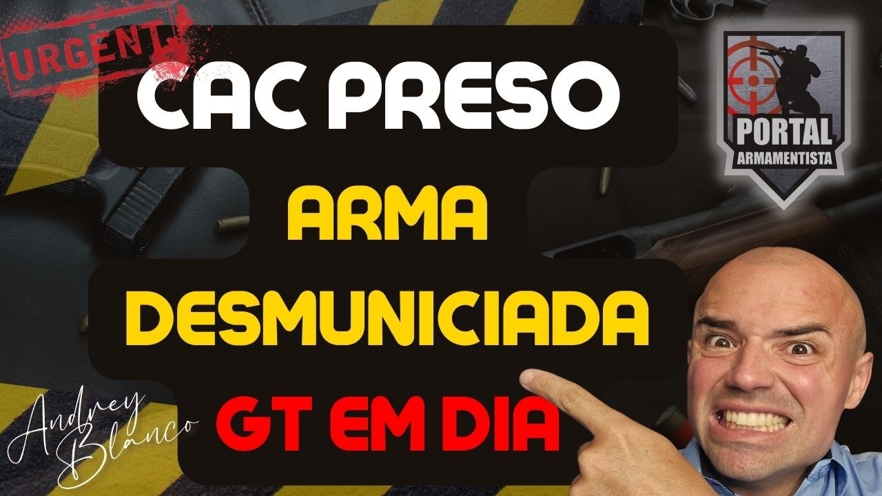 ABSURDO - CAC PRESO - 4RMA DESMUNICIADA - GT EM DIA - EST&Aacute; ABERTA TEMPORADA DE CA&Ccedil;A AOS CAC'S