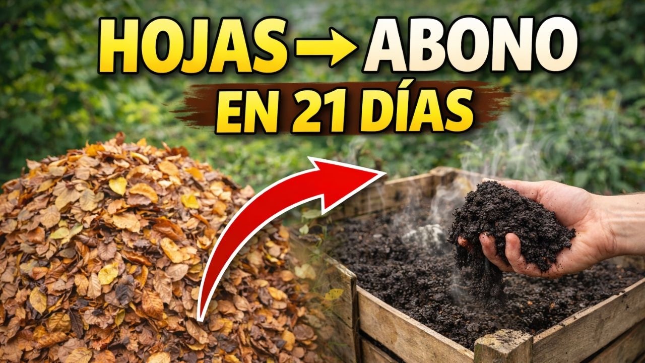 El Acelerador Natural que Convierte Hojas en Abono Rápido