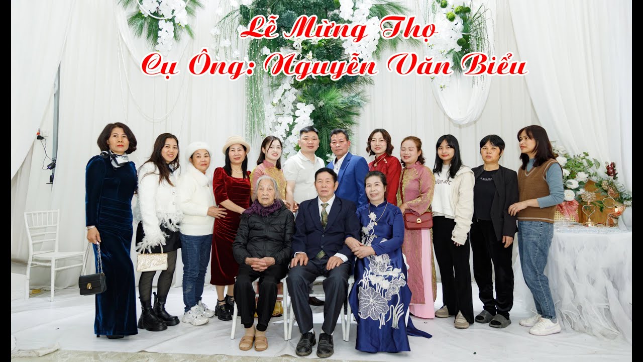 Lễ Mừng thọ Cụ Ông Nguyễn Văn Biểu_tuổi 80