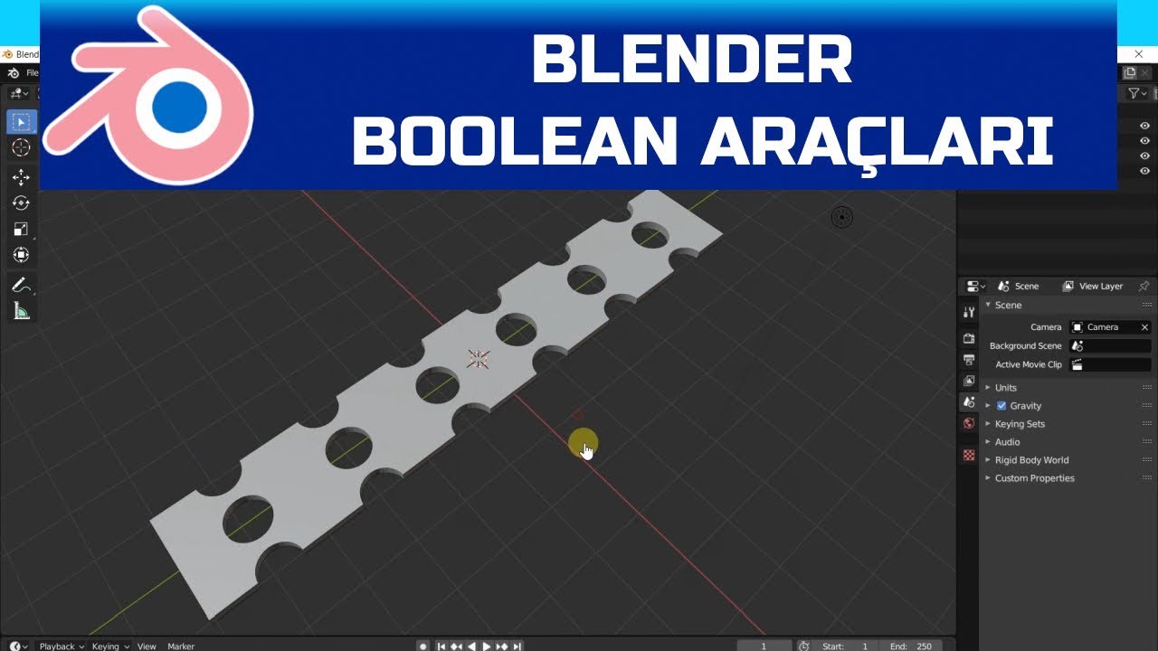 Blender - Boolean Araçları