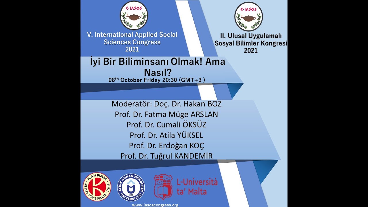 Ciasos Congress Live 'İyi Bir Biliminsanı Olmak! Ama Nasıl? '