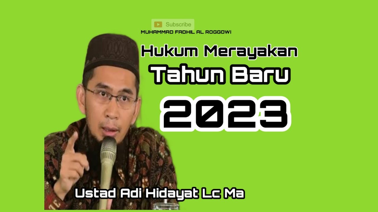 ❗Terbaru Hukum Merayakan Tahun baru Ustad Adi Hidayat Lc Ma