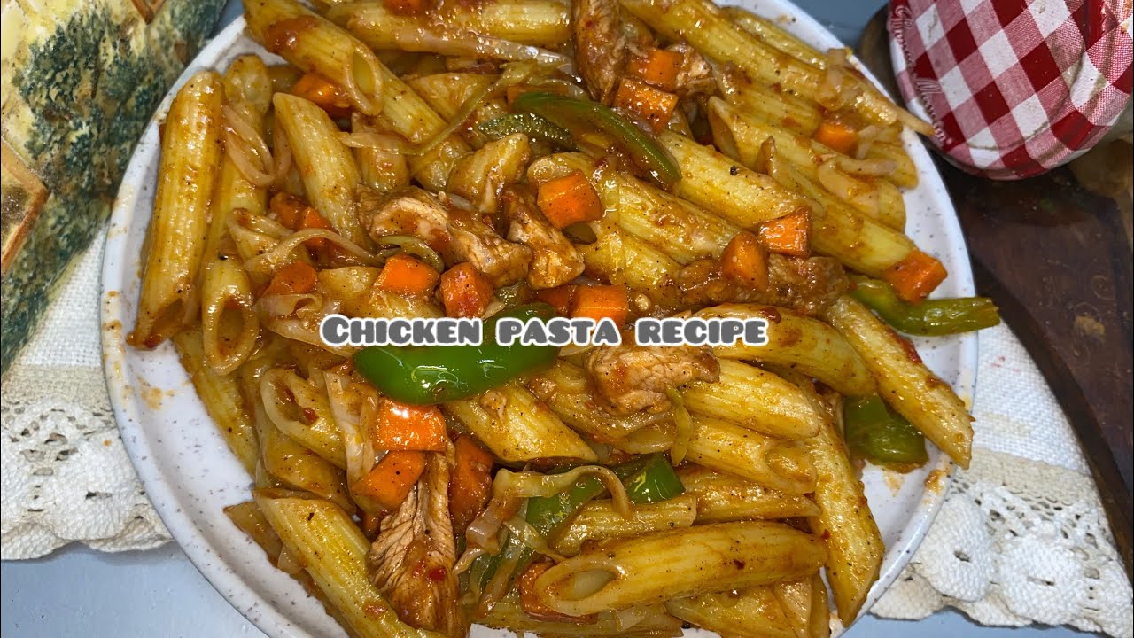 Chicken Pasta Recipe indian style/How To Make Chicken Pasta without cheese /Red Sauce Recipe 