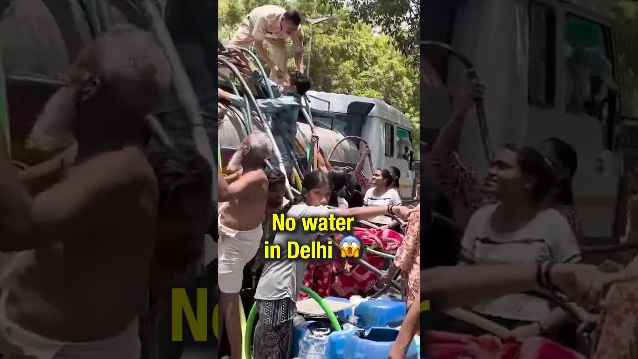 Water crisis in Delhi?!😮