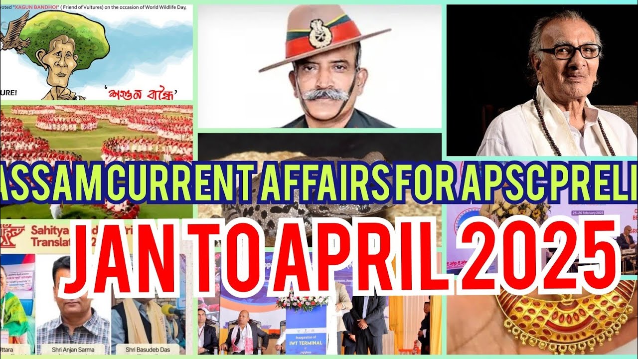 Assam Current Affairs Marathon / Jan to April 2025 / APSC CCE Prelims / Legal Metrology