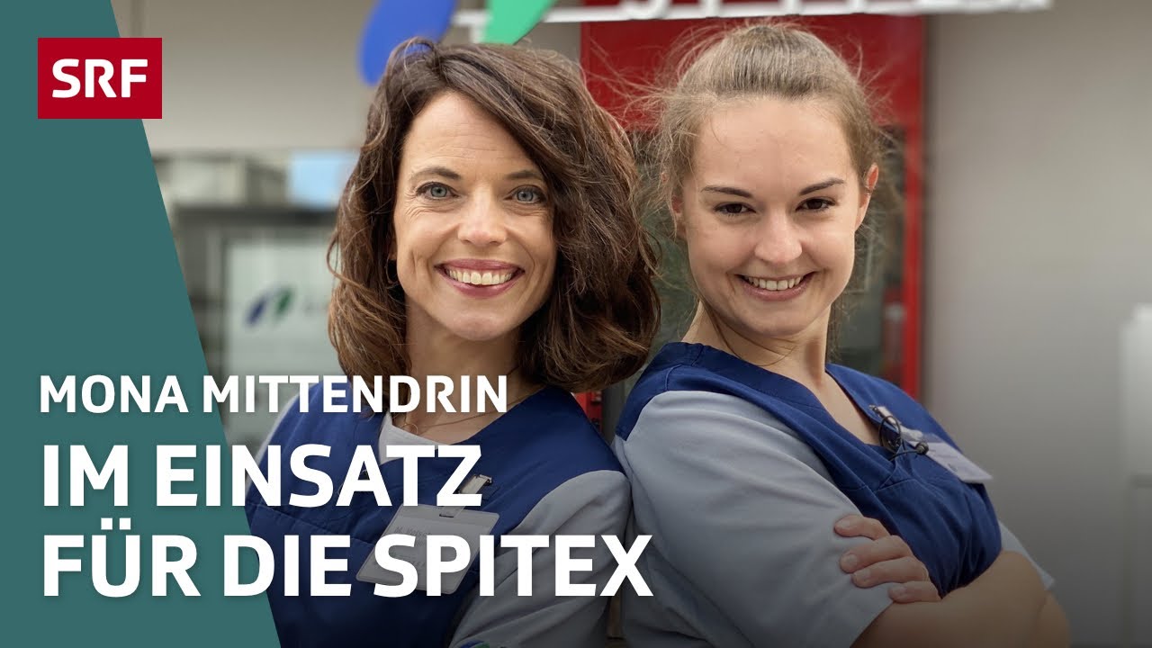 Die Arbeit bei der Spitex — Mehr als Stützstrümpfe und Körperpflege | Mona mittendrin 2021 | SRF Dok
