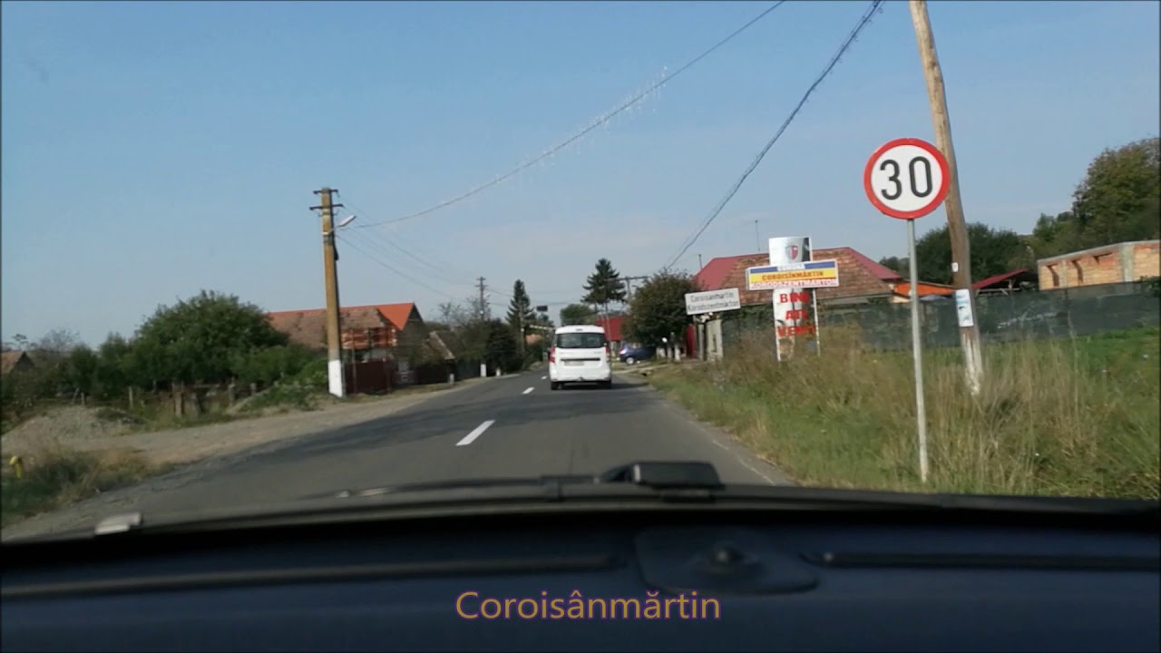 TRANSYLVANIA 5 - Driving by day from Bălăușeri to Laslau Mare