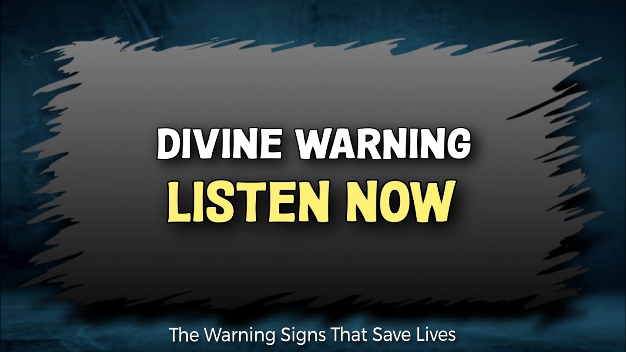 GOD wants to help you | Life-Saving Signs You Must Follow